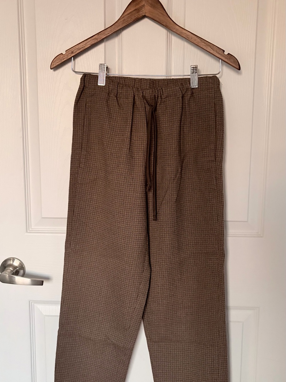 Aritzia plaid dress pants